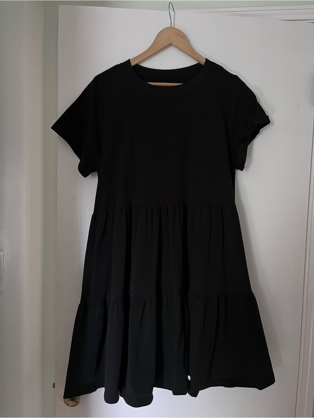 Shiny by Nature Tiered Dress